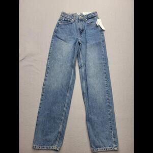 BDG Urban Outfitters Women Jeans 2 Blue Wide-Leg  Zipper  High Rise